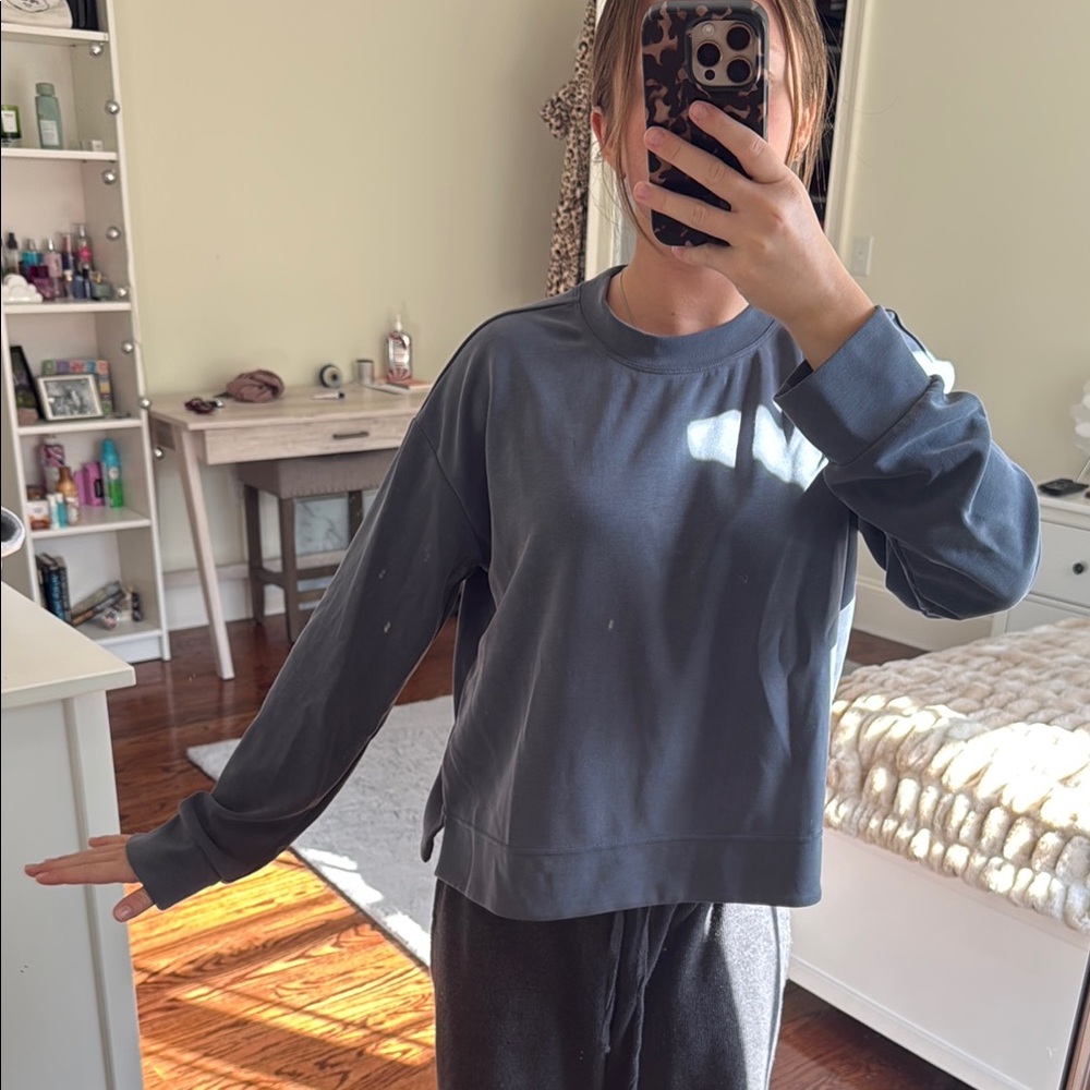 Dark Grey Athleta crewneck